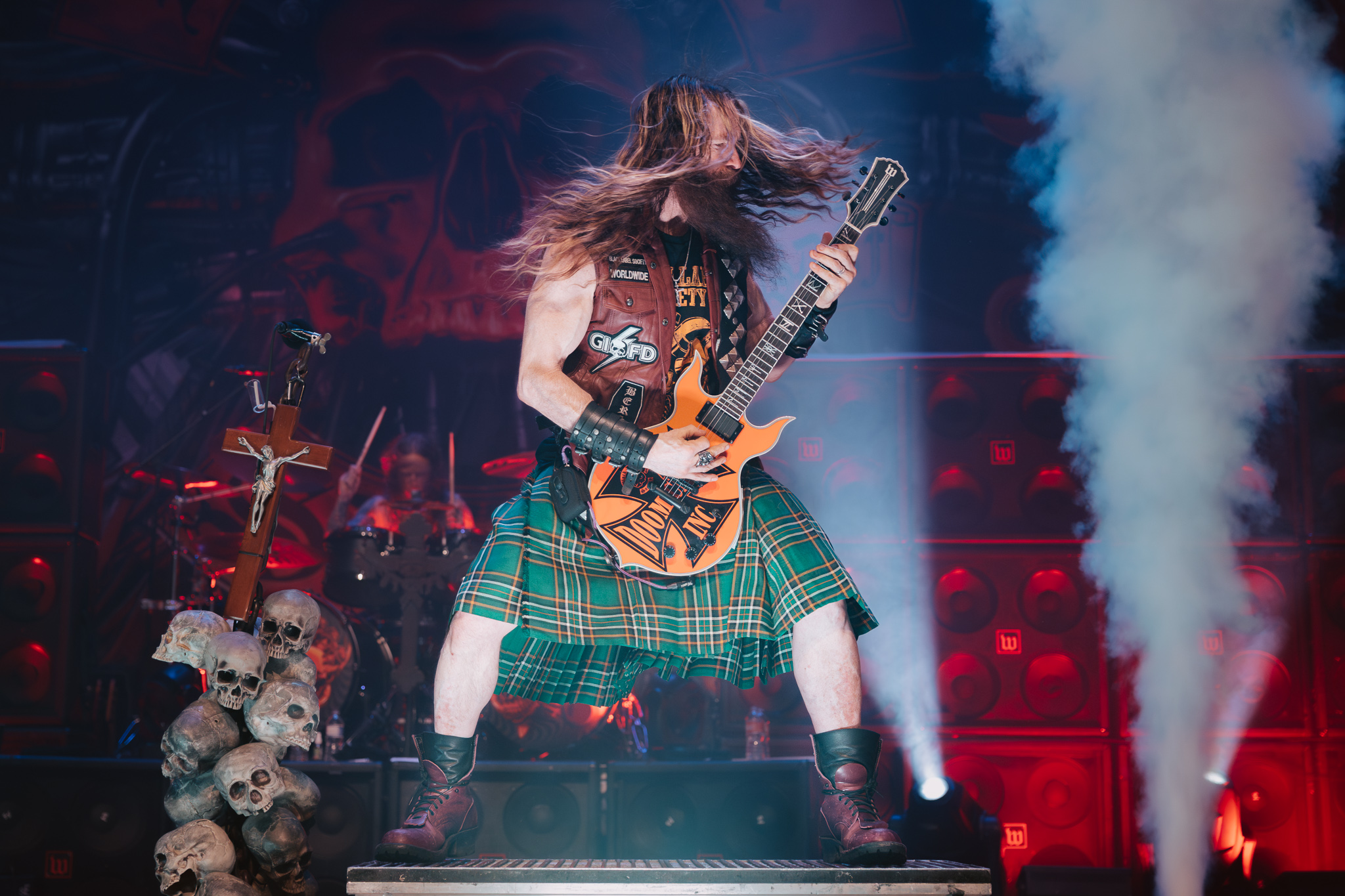 Black Label Society performing on tour
